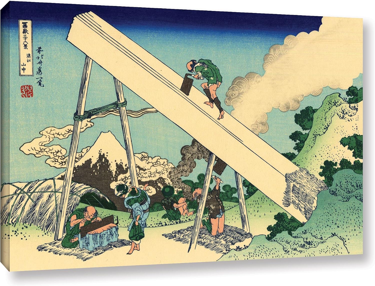 artwall katsushika hokusais the fuji from the